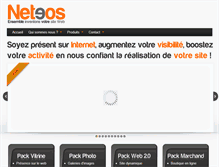 Tablet Screenshot of neteos.fr